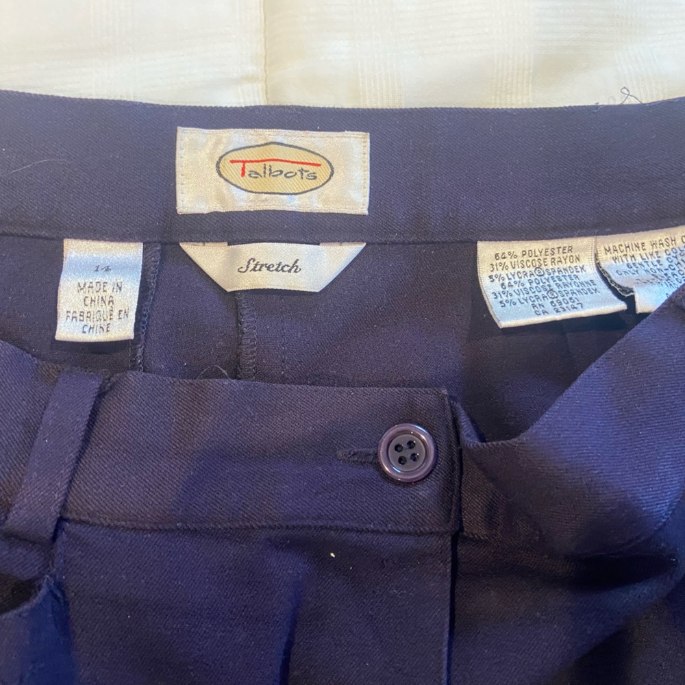 Navy blue EUC Talbots pants